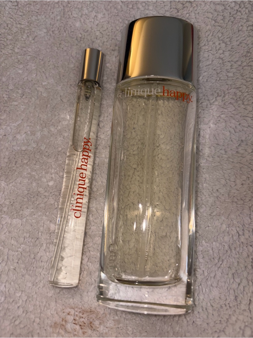 Clinique Happy half full 1.7 ounce spray perfume and roll on